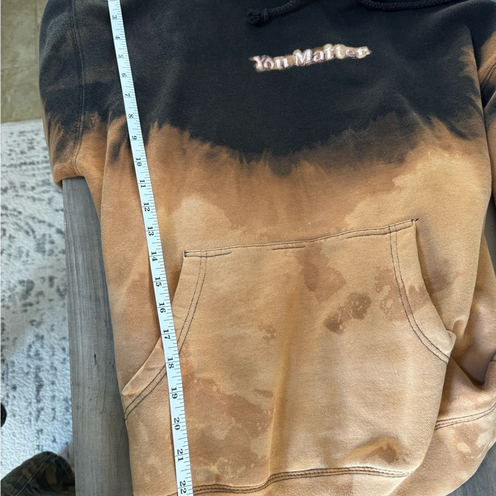 Sandro Black and Tan Ombre Crewneck Sweater - Picture 9 of 10